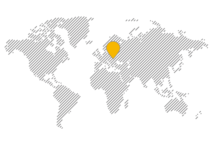 mapa z pinezką na polsce